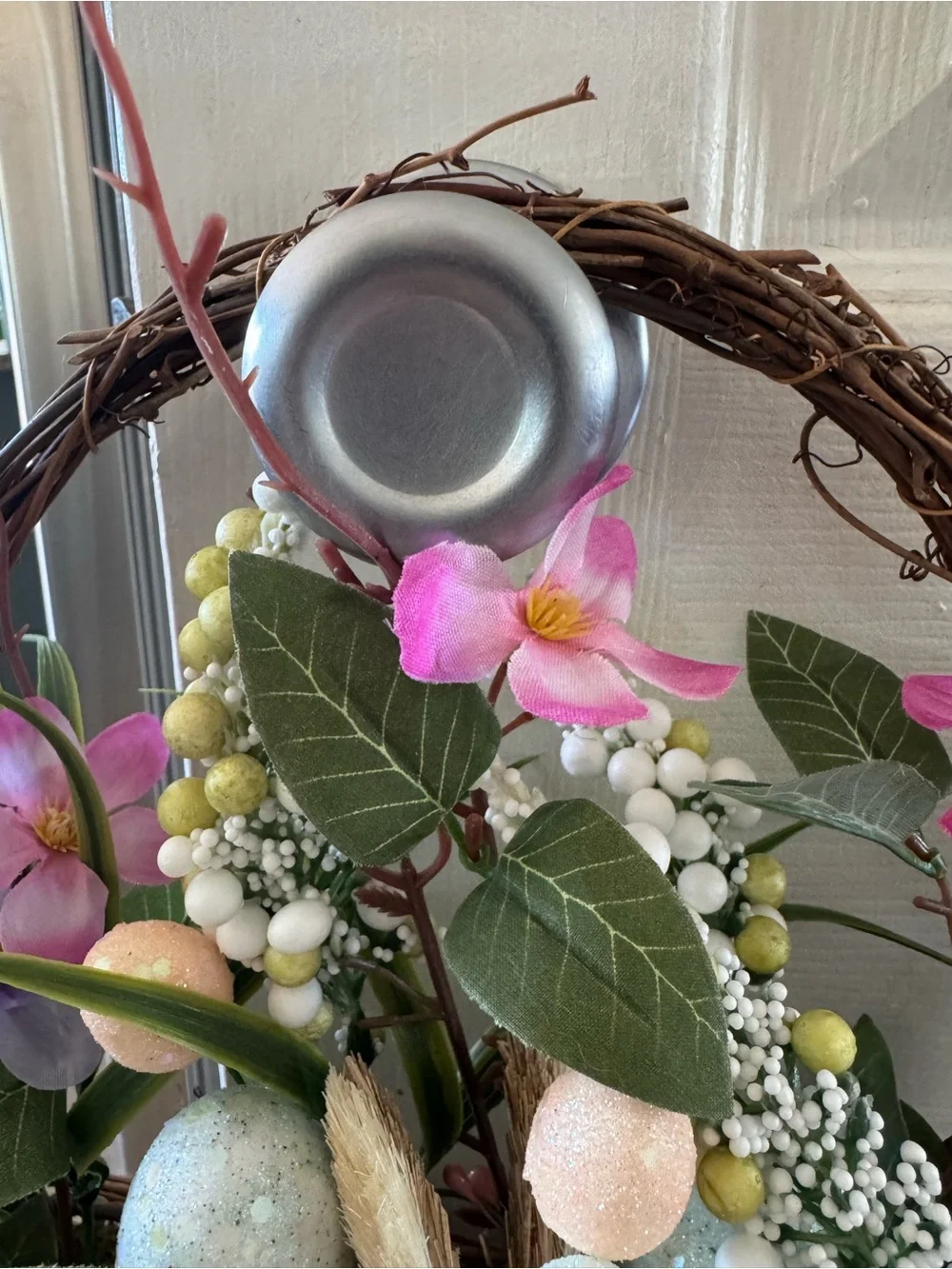 Spring Bunny Door or Table Basket